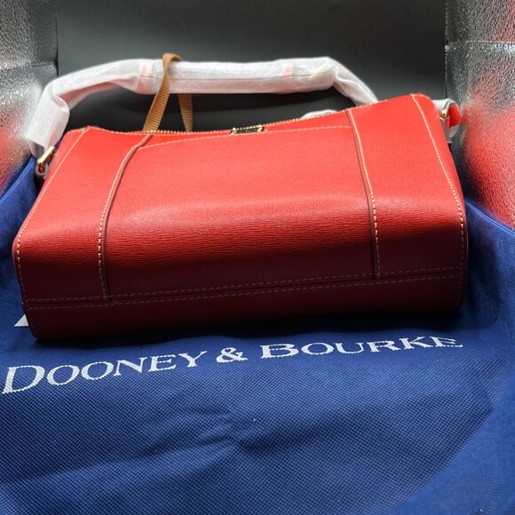 Dooney and Bourke Red Pebble Grain Lexington Crossbody NWT - Picture 3 of 9